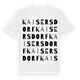 Kaisersdorf ordlek t-shirt