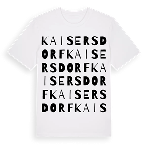 Kaisersdorf ordlek t-shirt – ekologisk bomull t-shirt från Pinshirt