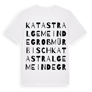 Katastralgemeinde Großmürbisch ordlek t-shirt – ekologisk bomull t-shirt från Pinshirt