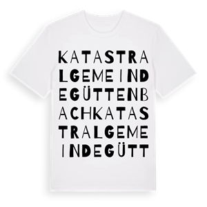 Katastralgemeinde Güttenbach ordlek t-shirt – ekologisk bomull t-shirt från Pinshirt