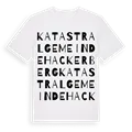 Katastralgemeinde Hackerberg ordlek t-shirt