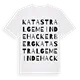 Katastralgemeinde Hackerberg ordlek t-shirt