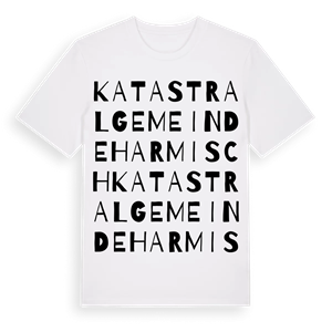 Katastralgemeinde Harmisch ordlek t-shirt – ekologisk bomull t-shirt från Pinshirt