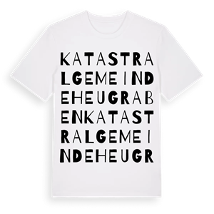 Katastralgemeinde Heugraben ordlek t-shirt – ekologisk bomull t-shirt från Pinshirt
