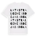 Katastralgemeinde Jabing ordlek t-shirt