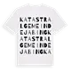 Katastralgemeinde Jabing ordlek t-shirt