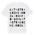 Katastralgemeinde Kirchfidisch ordlek t-shirt