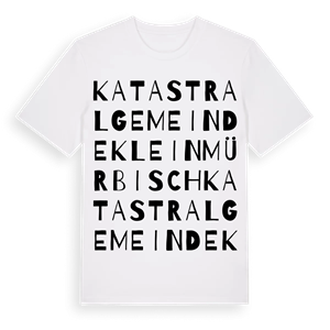 Katastralgemeinde Kleinmürbisch ordlek t-shirt – ekologisk bomull t-shirt från Pinshirt
