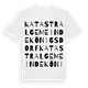 Katastralgemeinde Königsdorf ordlek t-shirt