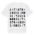 Katastralgemeinde Litzelsdorf ordlek t-shirt