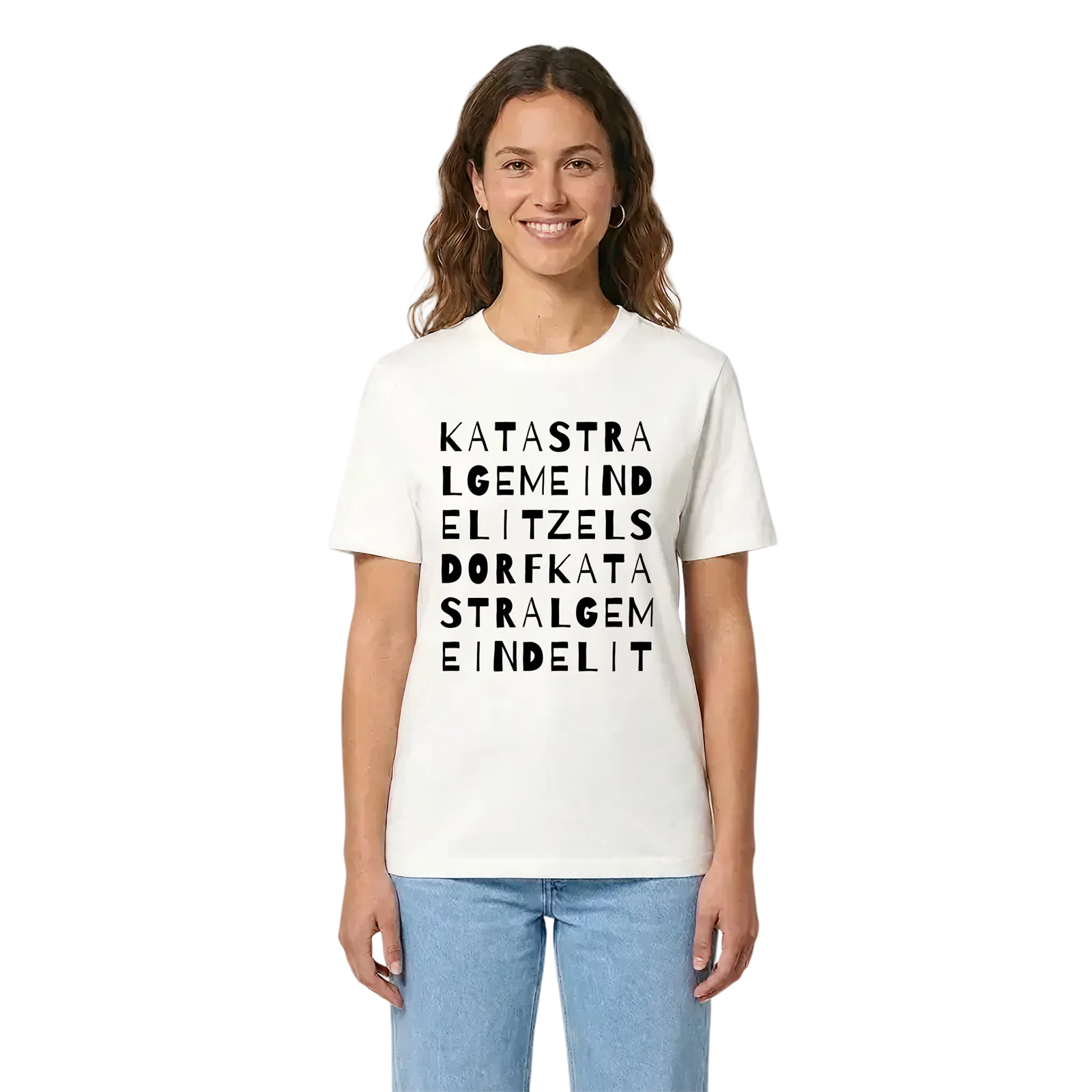 Katastralgemeinde Litzelsdorf ordlek t-shirt – White, i miljö