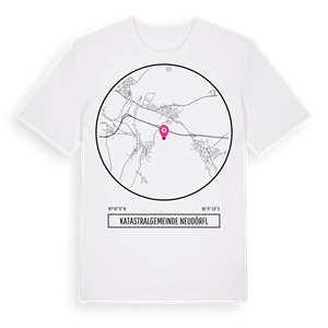 Katastralgemeinde Neudörfl t-shirt – ekologisk bomull t-shirt från Pinshirt