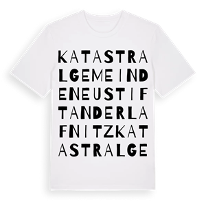 Katastralgemeinde Neustift an der Lafnitz ordlek t-shirt – ekologisk bomull t-shirt från Pinshirt