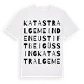 Katastralgemeinde Neustift bei Güssing ordlek t-shirt