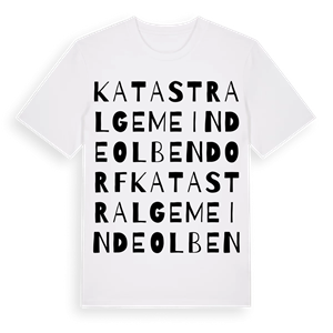 Katastralgemeinde Olbendorf ordlek t-shirt – ekologisk bomull t-shirt från Pinshirt