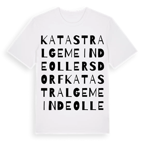 Katastralgemeinde Ollersdorf ordlek t-shirt – ekologisk bomull t-shirt från Pinshirt