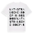 Katastralgemeinde Piringsdorf ordlek t-shirt