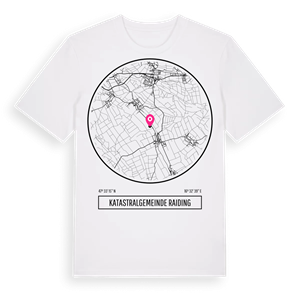 Katastralgemeinde Raiding t-shirt – ekologisk bomull t-shirt från Pinshirt