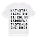 Katastralgemeinde Riedlingsdorf ordlek t-shirt