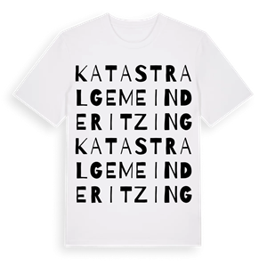 Katastralgemeinde Ritzing ordlek t-shirt – ekologisk bomull t-shirt från Pinshirt