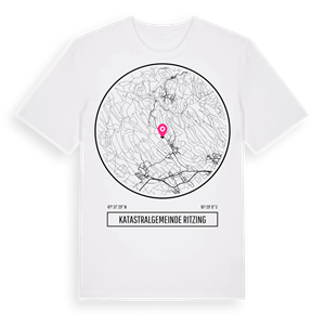 Katastralgemeinde Ritzing t-shirt – ekologisk bomull t-shirt från Pinshirt
