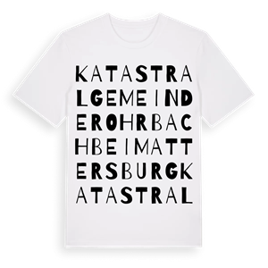 Katastralgemeinde Rohrbach bei Mattersburg ordlek t-shirt – ekologisk bomull t-shirt från Pinshirt