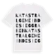 Katastralgemeinde Sieggraben ordlek t-shirt