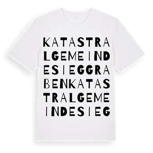Katastralgemeinde Sieggraben ordlek t-shirt – ekologisk bomull t-shirt från Pinshirt