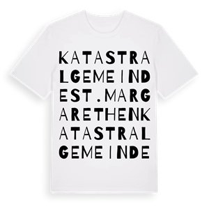 Katastralgemeinde St. Margarethen ordlek t-shirt – ekologisk bomull t-shirt från Pinshirt