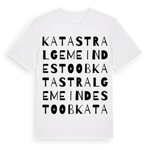 Katastralgemeinde Stoob ordlek t-shirt – ekologisk bomull t-shirt från Pinshirt
