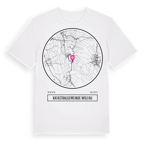 Katastralgemeinde Wolfau t-shirt – ekologisk bomull t-shirt från Pinshirt