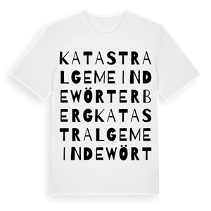 Katastralgemeinde Wörterberg ordlek t-shirt – ekologisk bomull t-shirt från Pinshirt