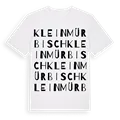 Kleinmürbisch ordlek t-shirt