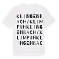 Klingenbach/Klimpuh ordlek t-shirt