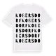 Kobersdorf ordlek t-shirt