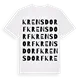 Krensdorf ordlek t-shirt