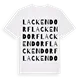 Lackendorf ordlek t-shirt