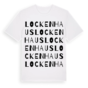 Lockenhaus ordlek t-shirt – ekologisk bomull t-shirt från Pinshirt