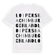 Loipersbach im Burgenland ordlek t-shirt