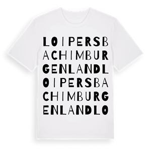 Loipersbach im Burgenland ordlek t-shirt – ekologisk bomull t-shirt från Pinshirt