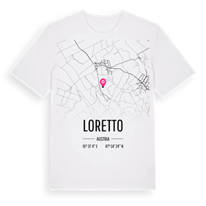 Loretto karta t-shirt – ekologisk bomull t-shirt från Pinshirt