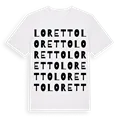 Loretto ordlek t-shirt