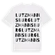 Lutzmannsburg ordlek t-shirt