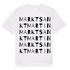 Markt Sankt Martin ordlek t-shirt – ekologisk bomull t-shirt från Pinshirt