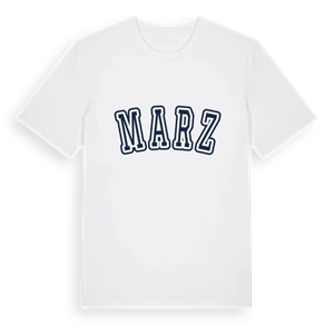 Marz college t-shirt – ekologisk bomull t-shirt från Pinshirt