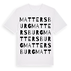 Mattersburg ordlek t-shirt – ekologisk bomull t-shirt från Pinshirt