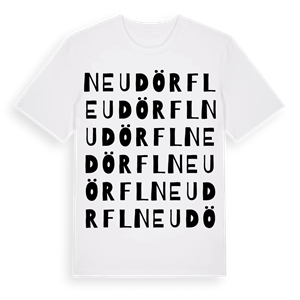 Neudörfl ordlek t-shirt – ekologisk bomull t-shirt från Pinshirt