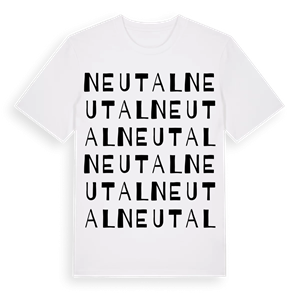 Neutal ordlek t-shirt – ekologisk bomull t-shirt från Pinshirt