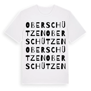 Oberschützen ordlek t-shirt – ekologisk bomull t-shirt från Pinshirt