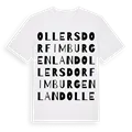 Ollersdorf im Burgenland ordlek t-shirt